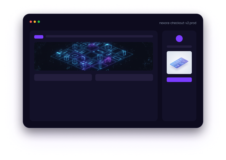 Ecommerce checkout interface